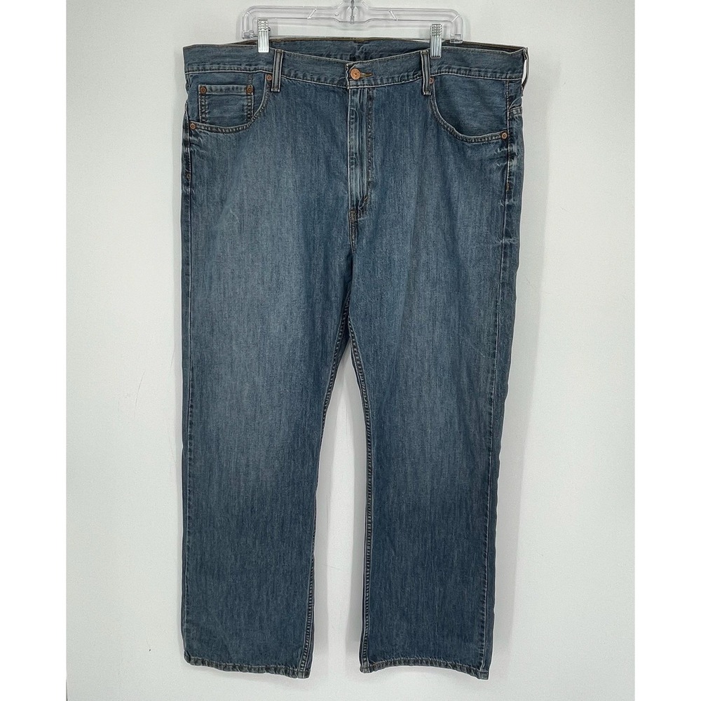 Levi Strauss Levi's Men's Y2K Blue 569 Loose Straight Leg Denim Jeans Size 42x32